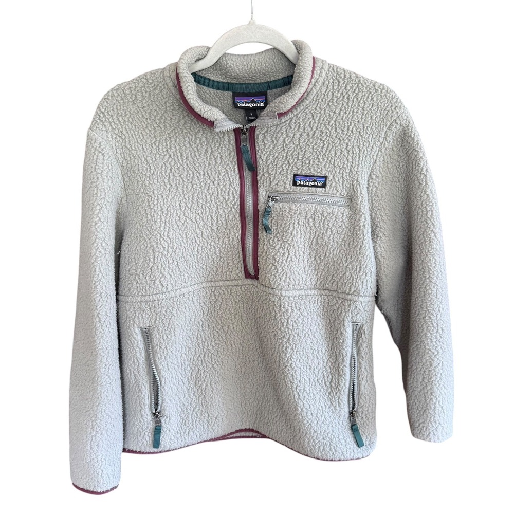 Patagonia Womens Retro Pile Fleece Half Zip Size Small